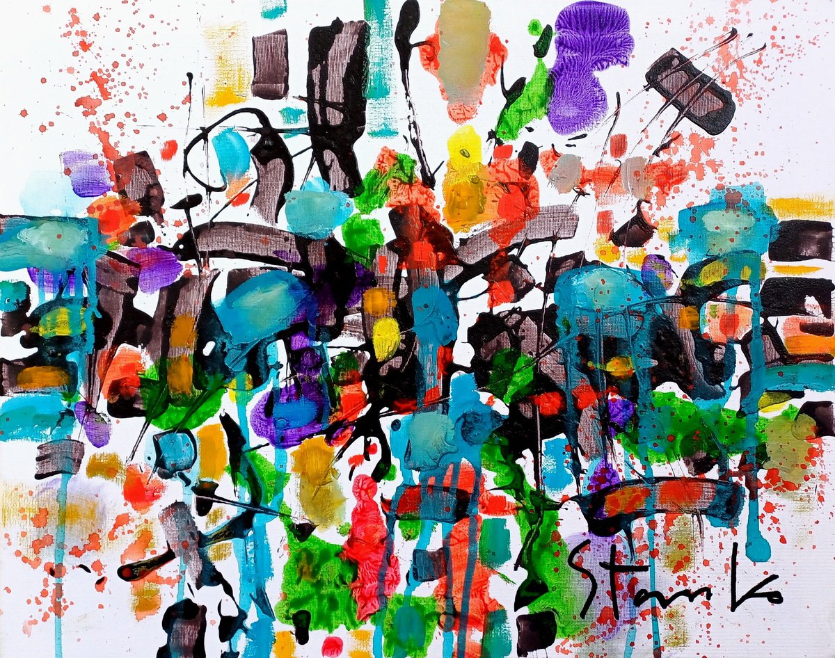  Abstract Vision-V By Stanislav Bojankov, 20 X 16, Artwork For Sale On Artfinder