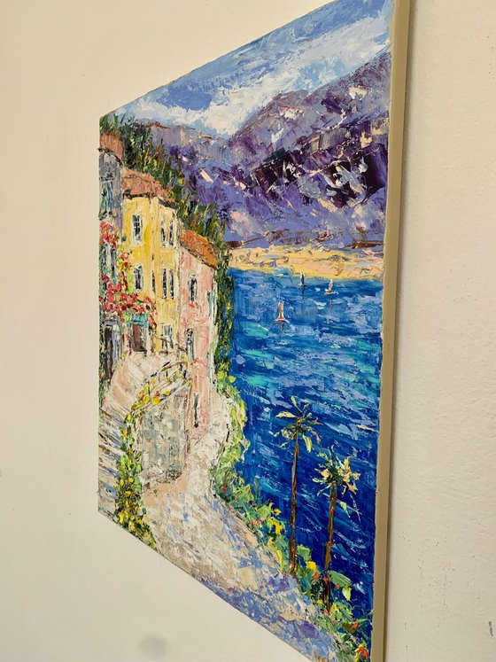 Italian village by the sea