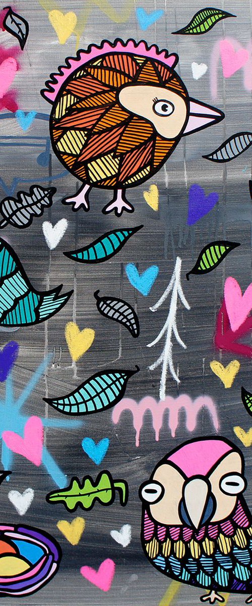 Love Birds by Kev Munday