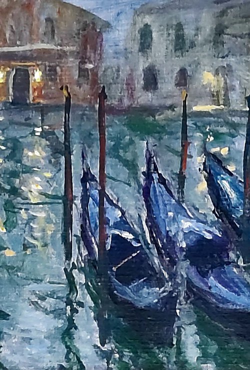 Venetian  twilight by Dimitris Voyiazoglou