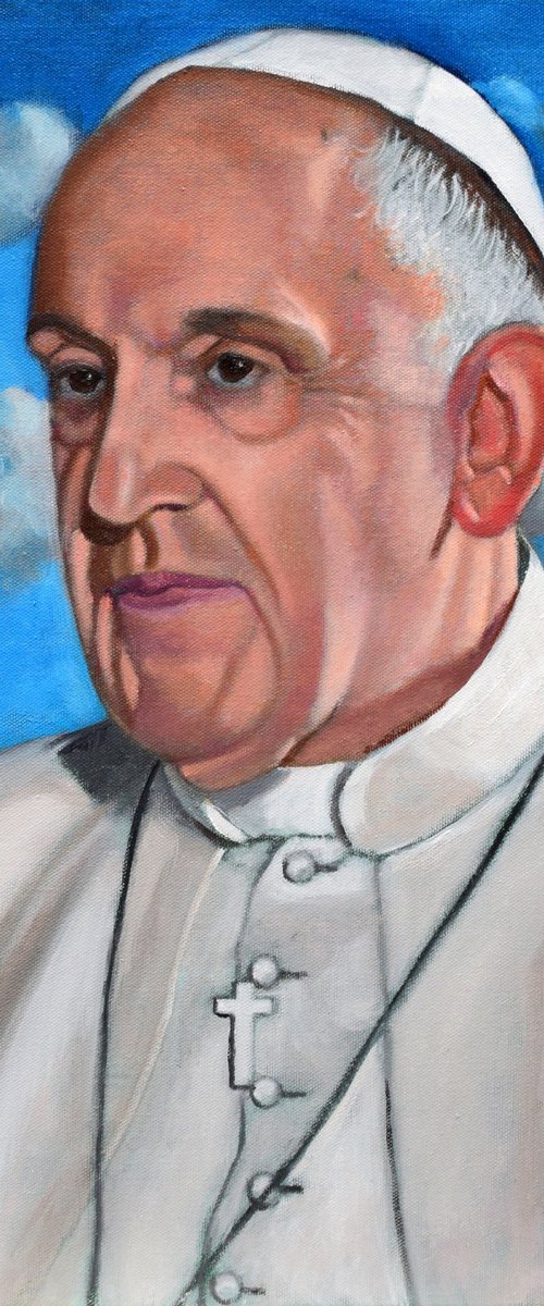 Portrait of Pope Francis by Andrea Vandoni