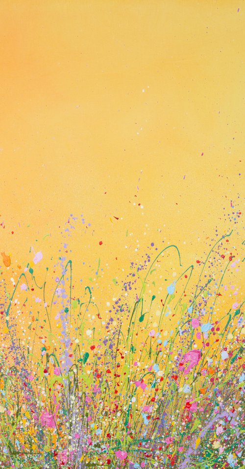 Golden Skies Kiss The Earth by Yvonne  Coomber