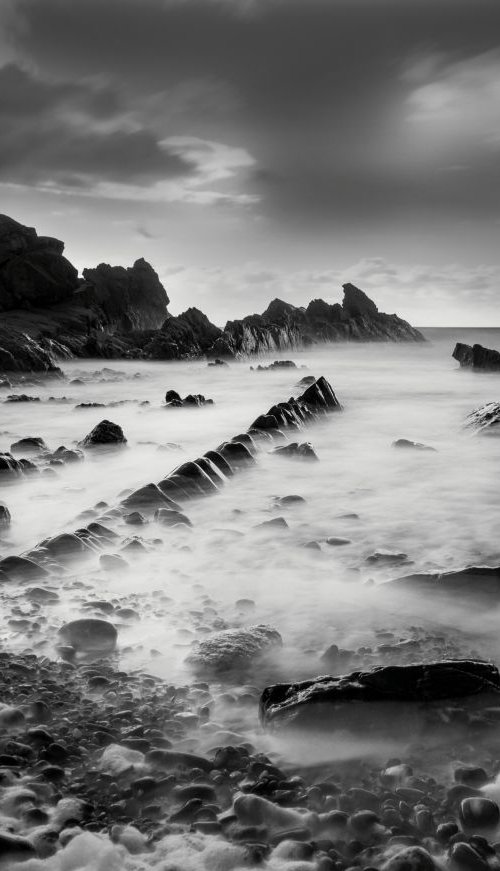 Incoming Tide, Bude by John Rochester