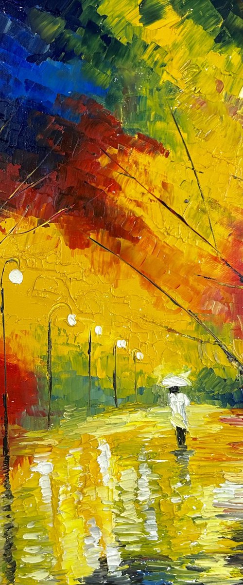 A Rainy Night by Vahe Bagumyan
