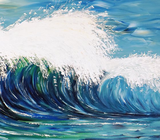 Seascape Breaking Waves D 7