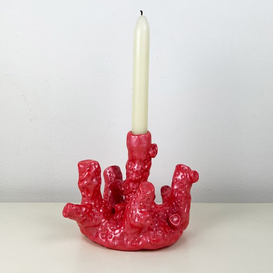 Coral Candle Holder