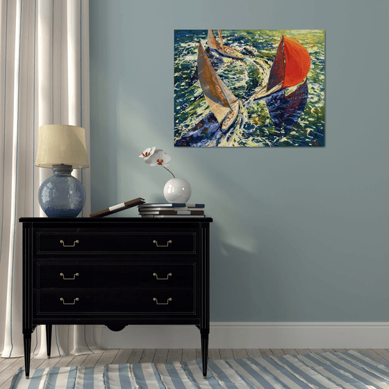 Captive to the waves