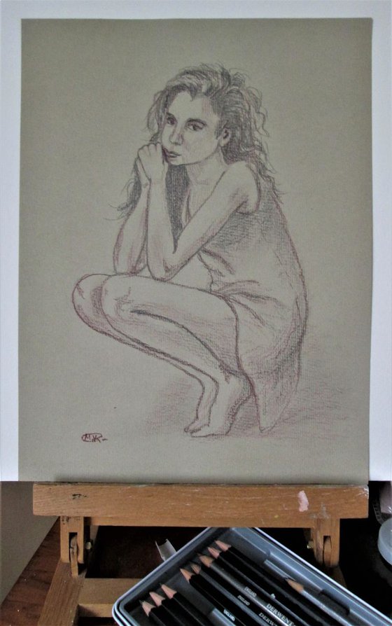 woman sitting