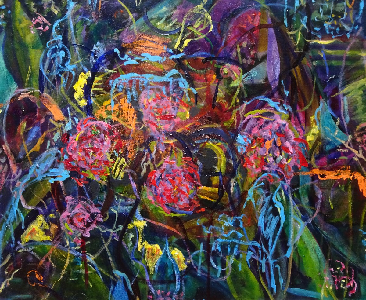 Iris Flowers Revisited by Maureen Finck