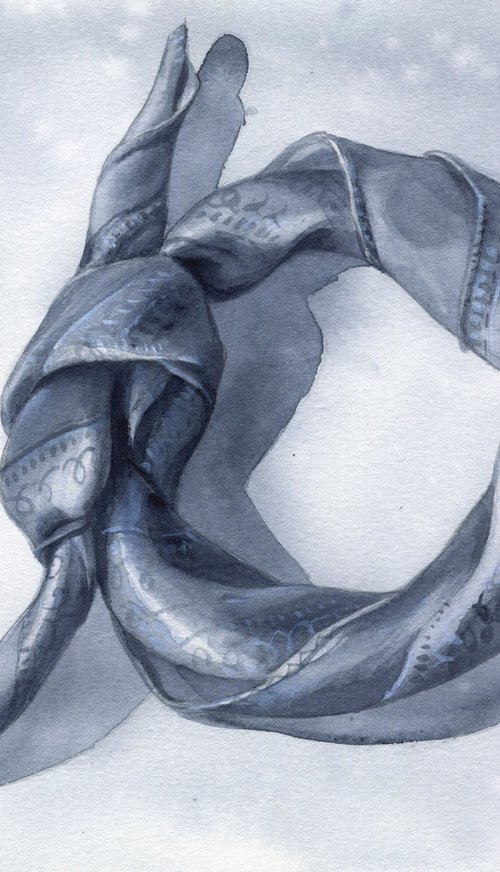 Knot on a Silk Scarf by SVITLANA LAGUTINA