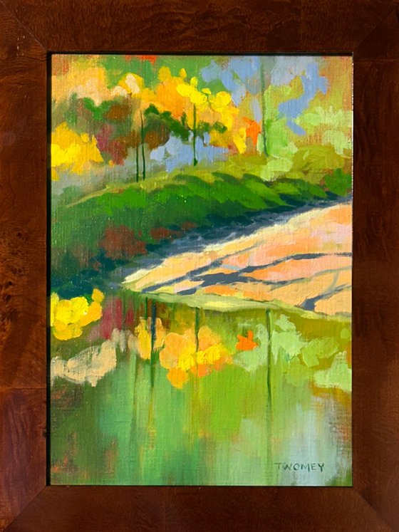 Sun Bank With Azaleas