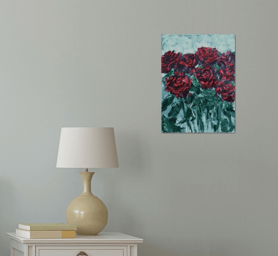 Roses V / ORIGINAL PAINTING