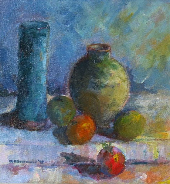Ceramic Pots and Fruit