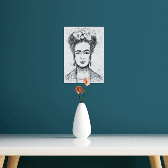Frida Kahlo II /  ORIGINAL PAINTING