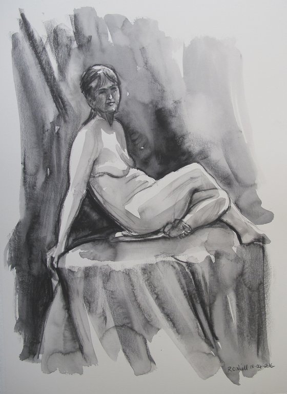 Reclining female nude