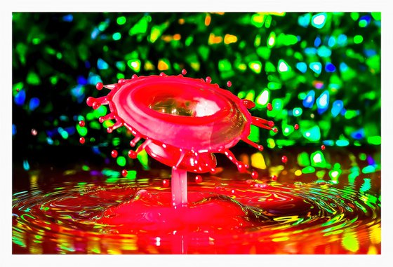 'Christmas Carousel' - Liquid Art Waterdrop Collection
