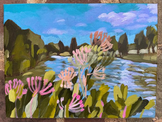 Lake with wildflowers (small)