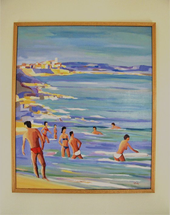 Bathers on the French Riviera