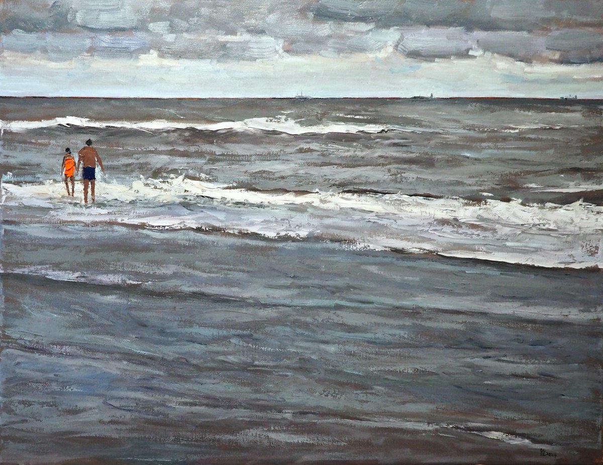 Seascape By Yuanyuan Liu, 35 X 28, Artwork For Sale On Artfinder