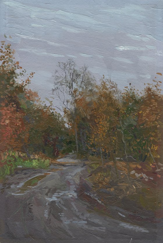 Autumn day. Opaliha