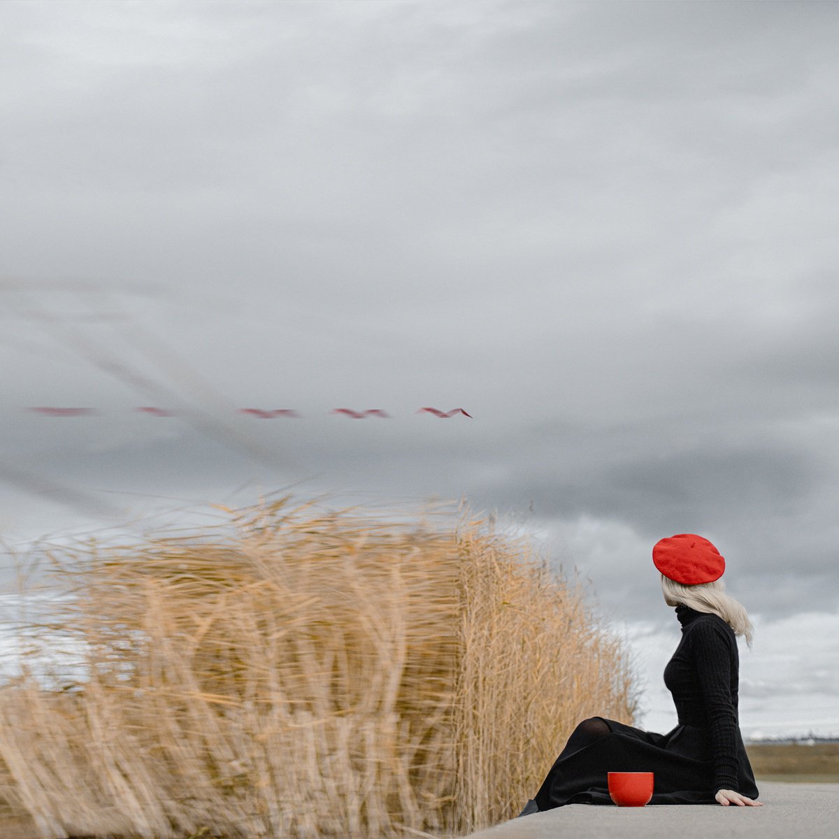 Surrealistic Abstract Photograph By Dasha Pears, 23 X 23, Wind Of Change, Original Artwork