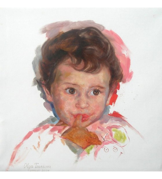 "Child portrait" by Olga Tsarkova