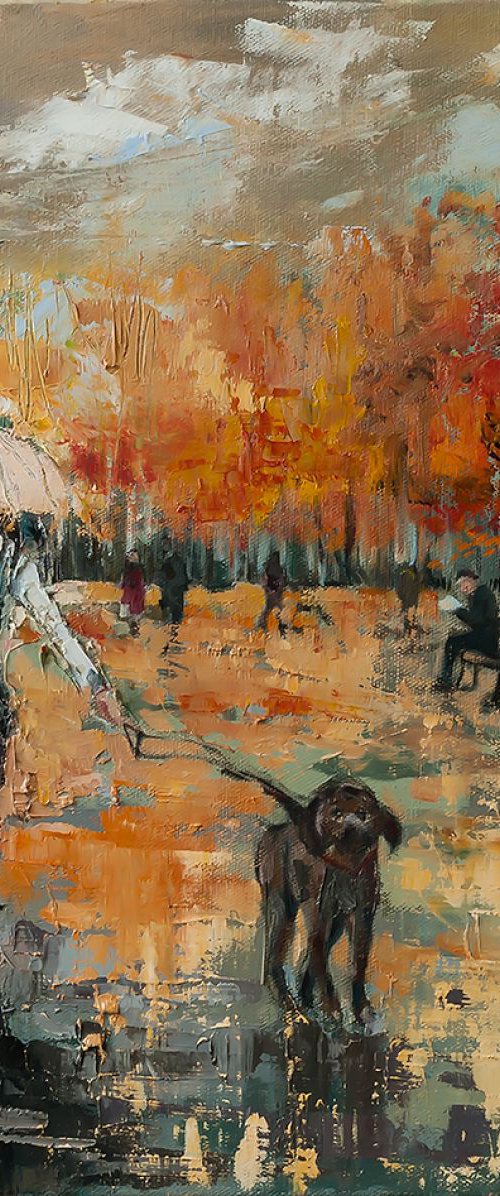'Stroll in Hyde Park' by Ewa Czarniecka
