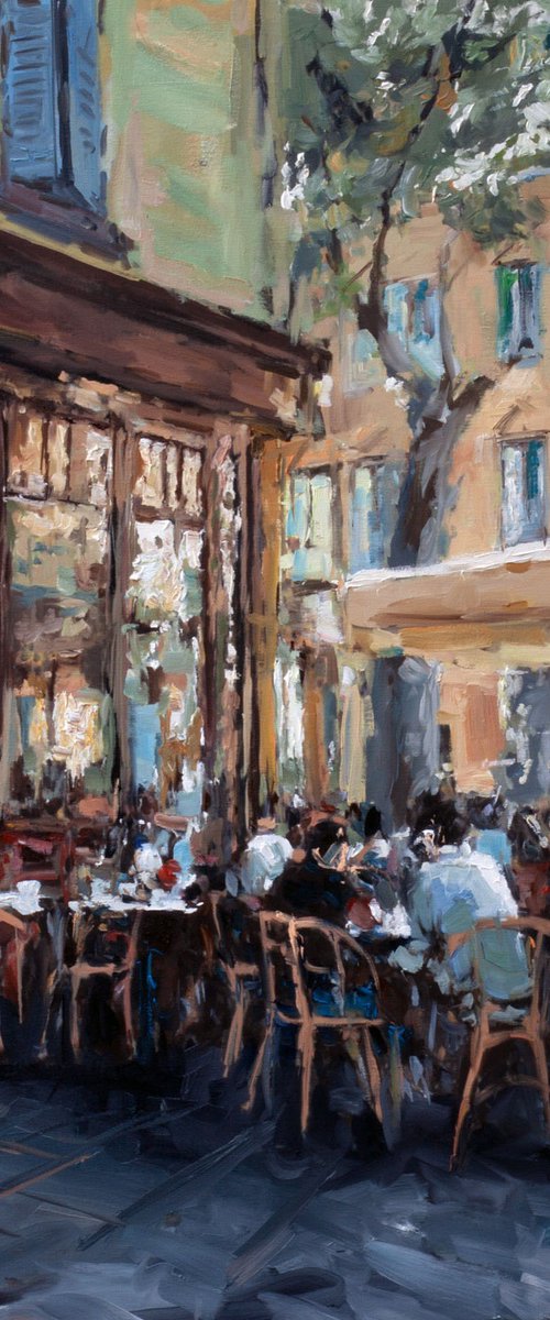 Summer Evening on Rue Cler. by Alexandr Klemens