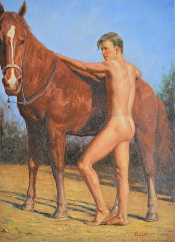 HORSE AND MAN #20927