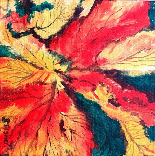 fallen leaves by Sandra Fisher
