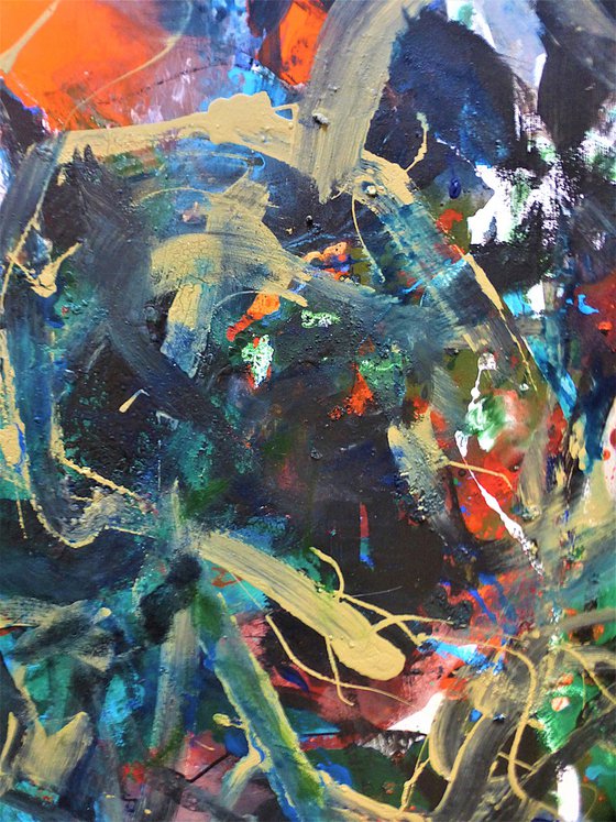Paradise garden. 95x90cm