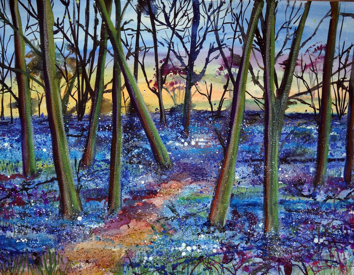 Hertfordshire Bluebells by Julia Rigby