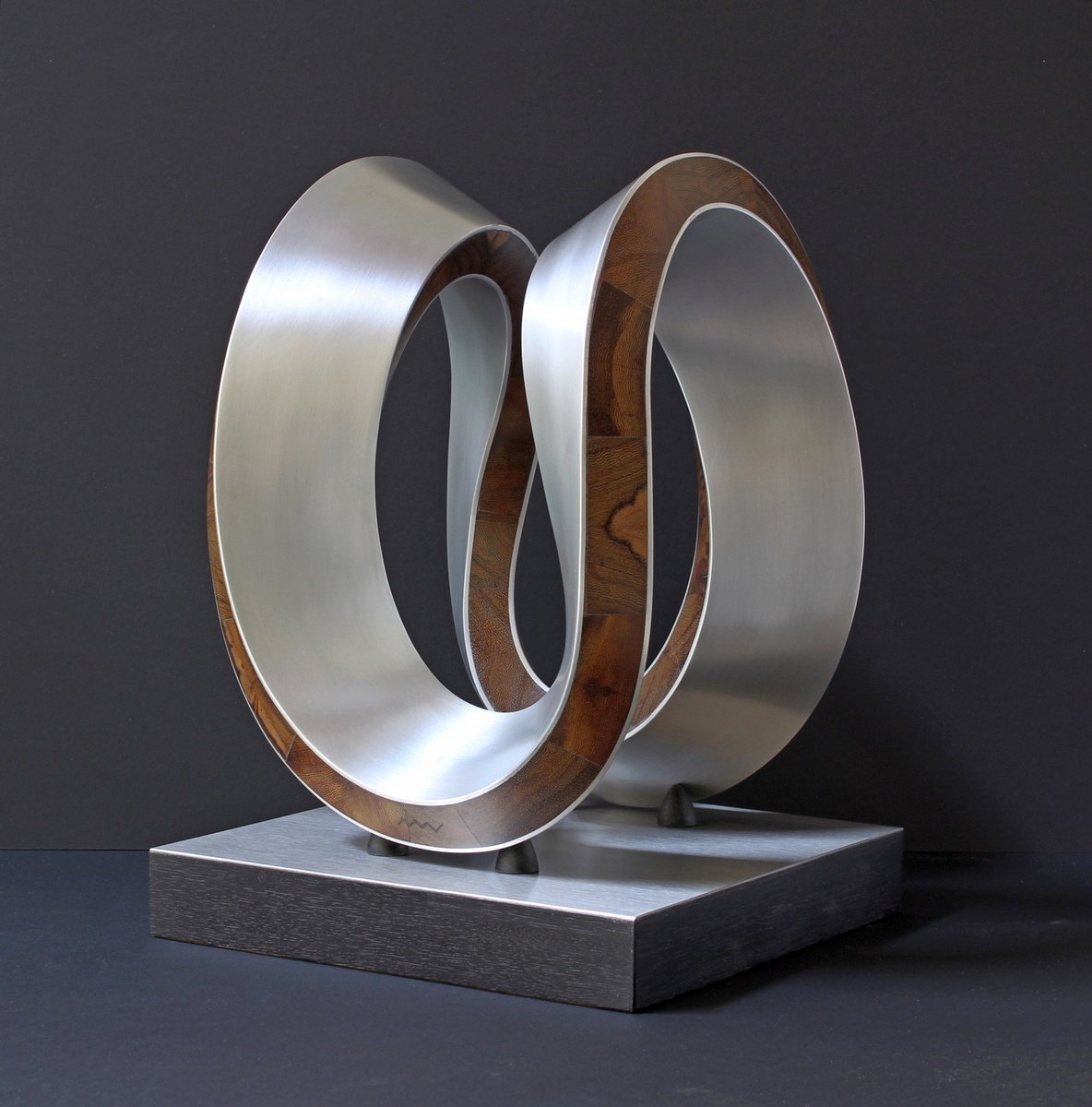 Abstract Sculpture By Nikolaus Weiler, 8 X 11", Streaming Planet, Original Artwork