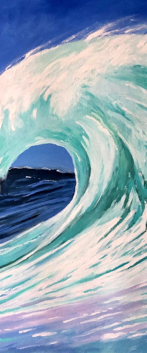 Big Wave 60-60 cm by Volodymyr Smoliak