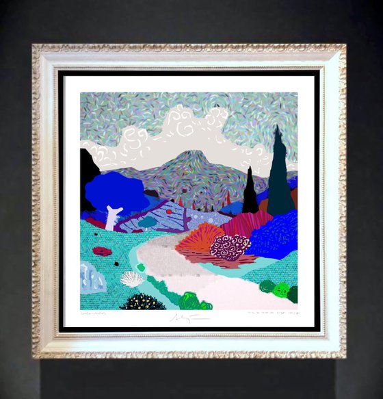 Walking in the fields