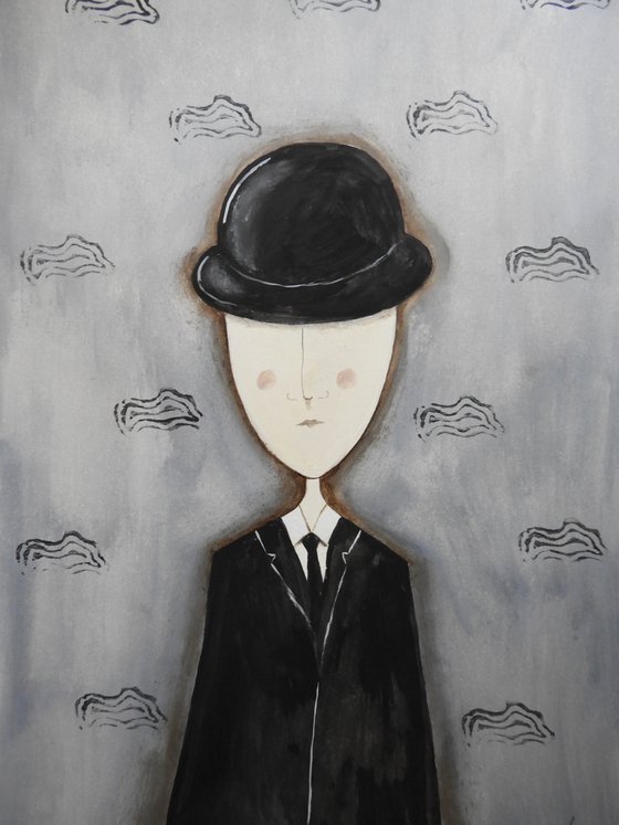 The man in bowler hat