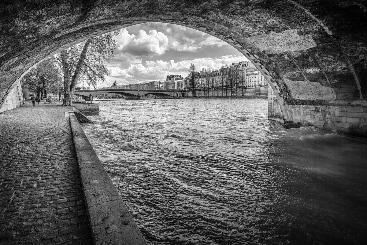 Photorealistic Cityscapes Photograph By Harv Greenberg, 36 X 24, Where Time Stands Still, Original Artwork