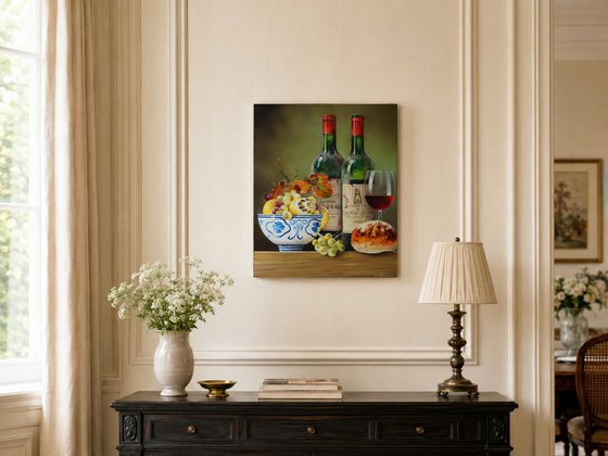 Wine, Fruit and Porcelain