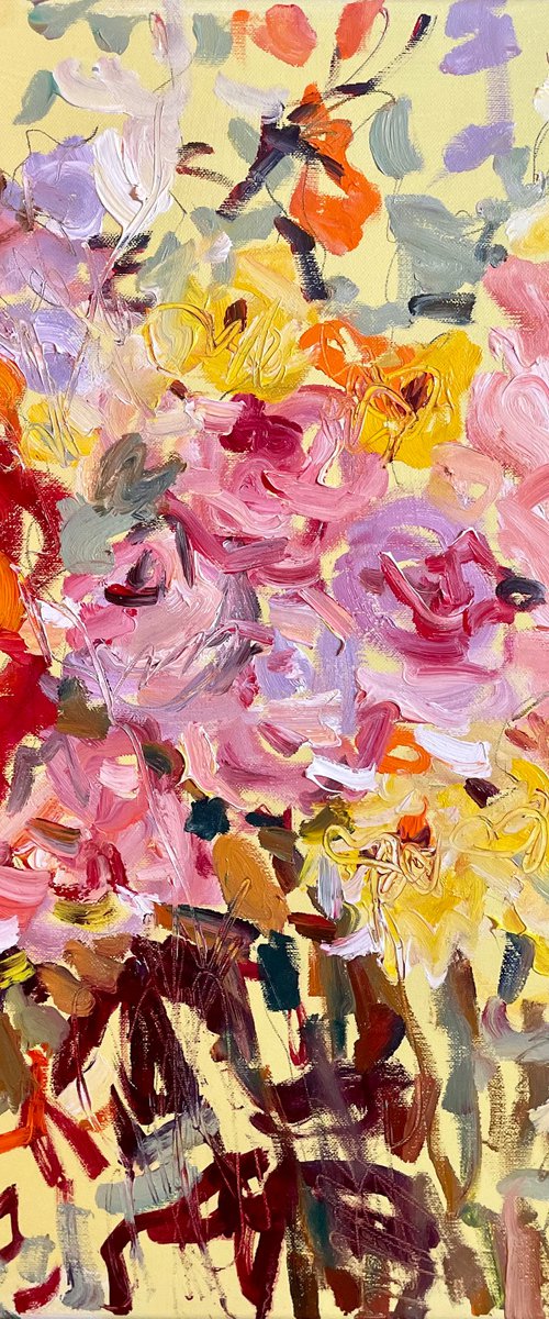 Bright flowers. by Lilia Orlova-Holmes