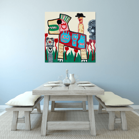 My Voffy Just Loves Tulips