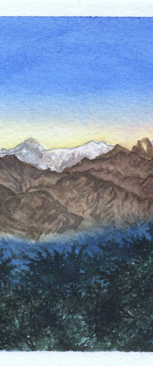 Mount Kanchenjunga View II by Shweta  Mahajan