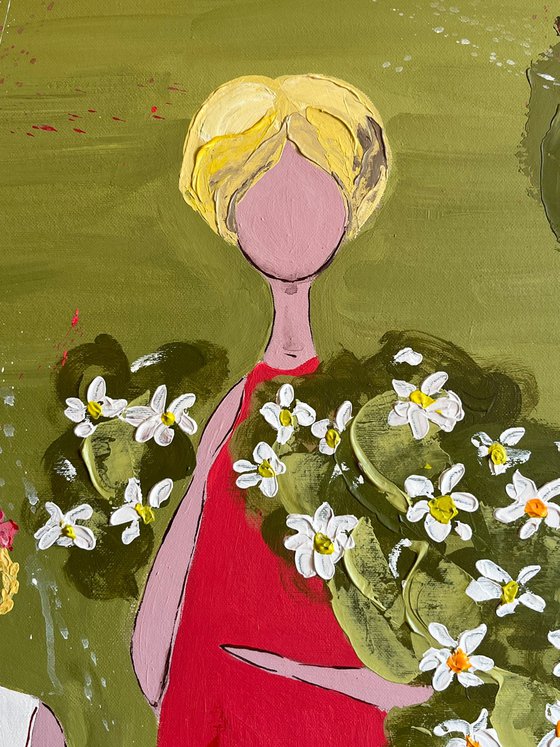 Sisters Original Painting