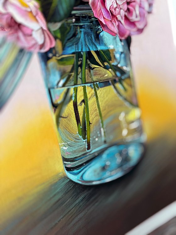 Tender Flowers in Vase