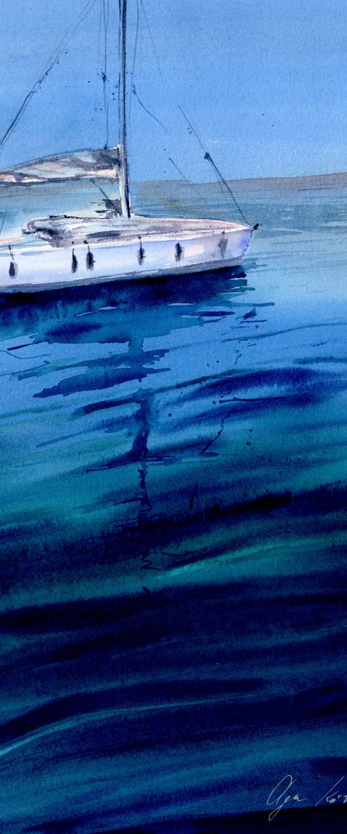 Norwegian Harbor by Olga Koelsch