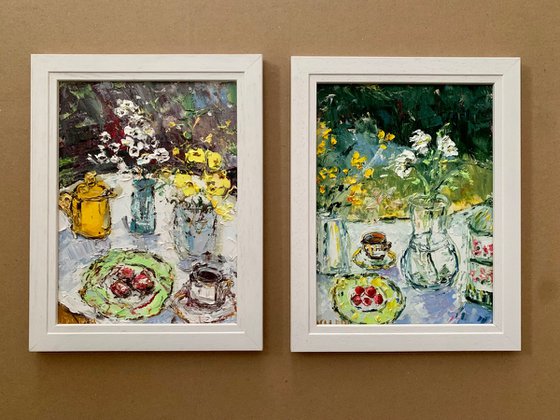 Still life in garden