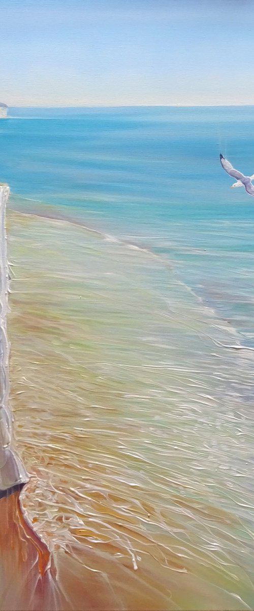 Seaford Seascape by Gill Bustamante