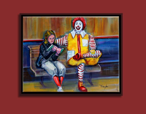 Reading a book | McDonald's | Ronald