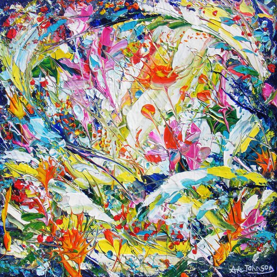 Abstract Paintings - "Cosmic Ocean"