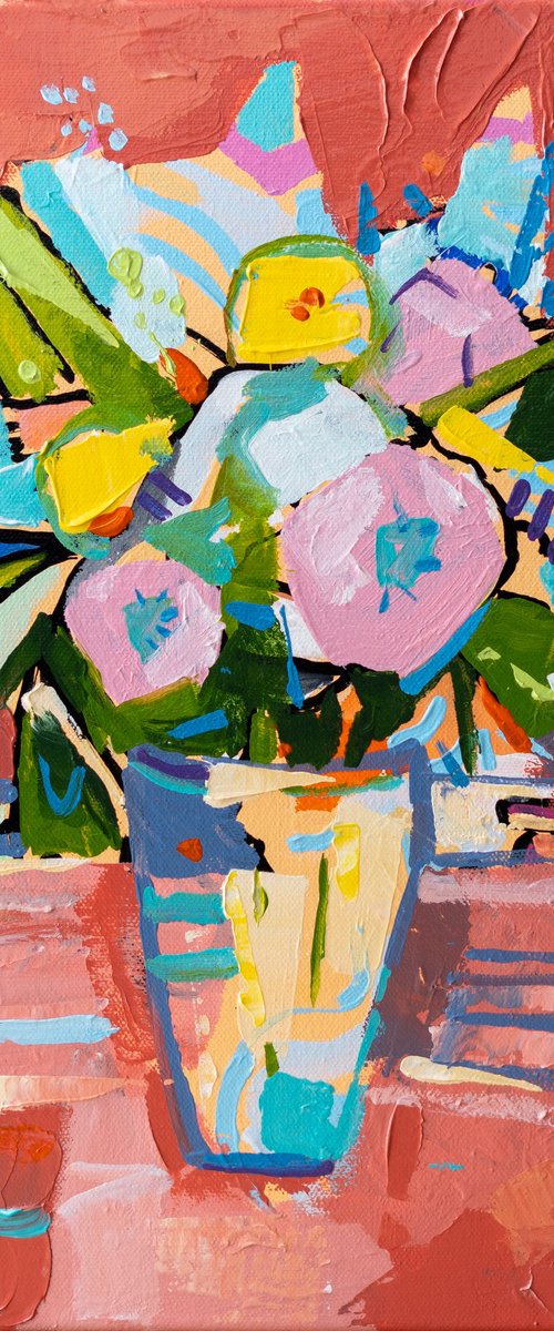 Blooms in Brushstrokes (AV Art) by Joseph Villanueva