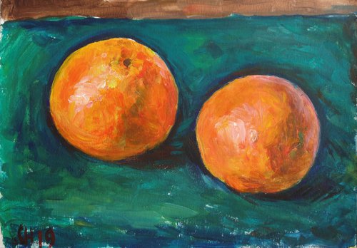 Two oranges by Alexander Shvyrkov